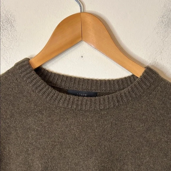 J Crew Women’s 100% Wool Olive Zipper Sweater Size XS - Picture 7 of 7